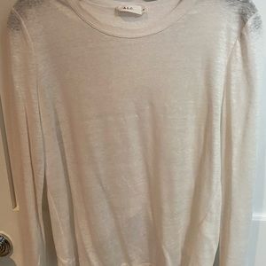 ALC Long-Sleeve Cross-Back Top